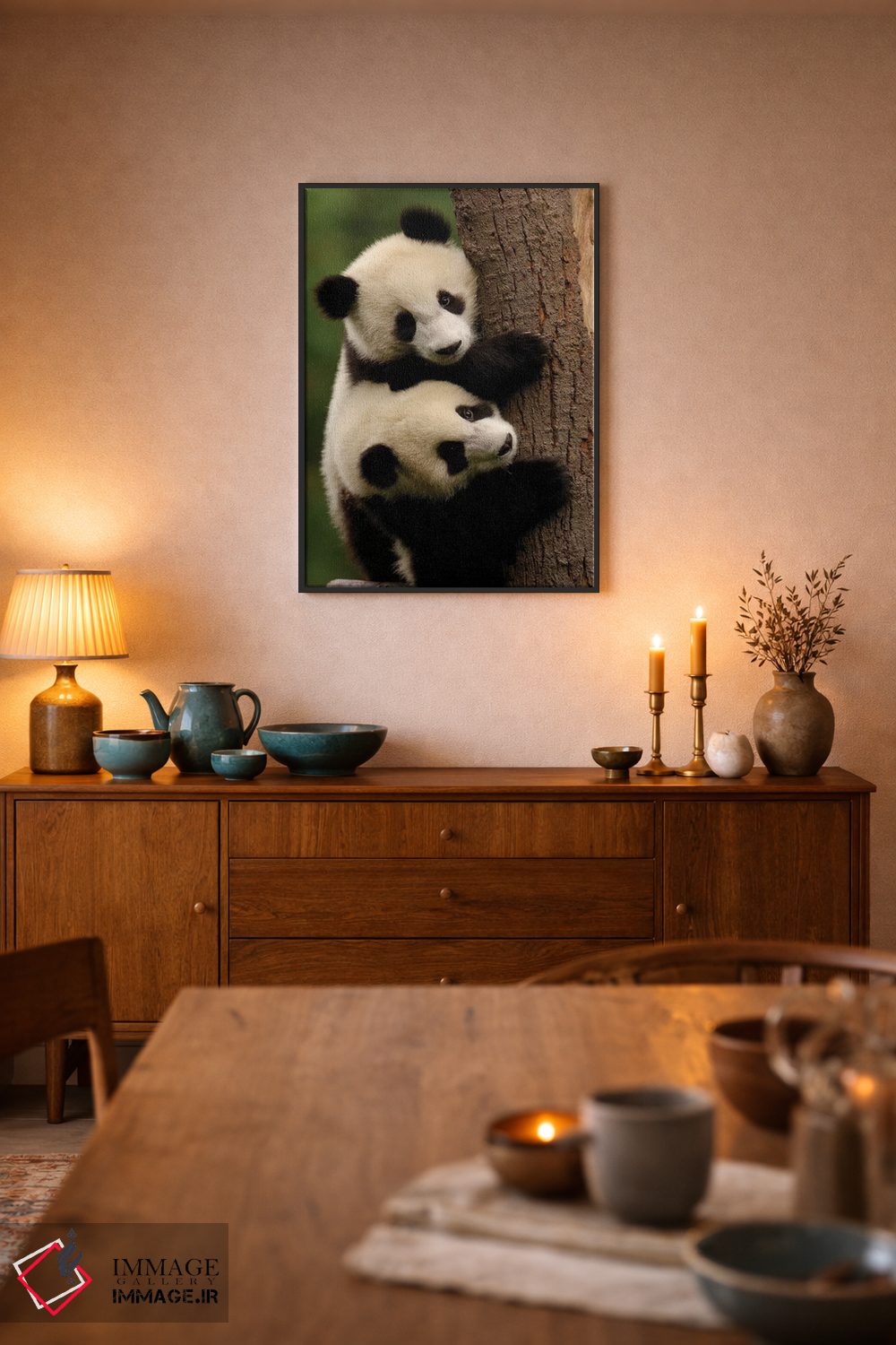 تابلو دکوراتیو Conservation And Research Center For The Giant Panda Within… اثر پیت آکسفورد - D6B