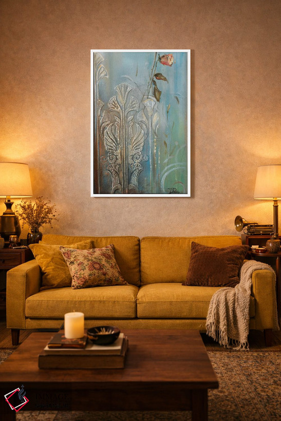 تابلو دکوراتیو تزیینات و رزها ۱ اثر پاتریشیا پینتو - D2W