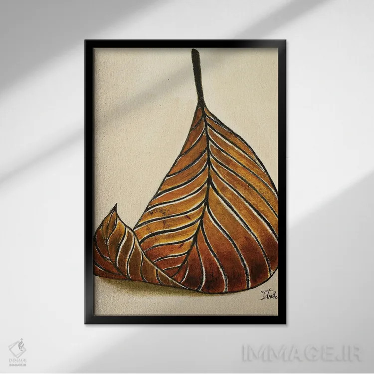 تابلو دکوراتیو ساده و جالب II اثر پاتریشیا پینتو - نمای قابدار مشکی