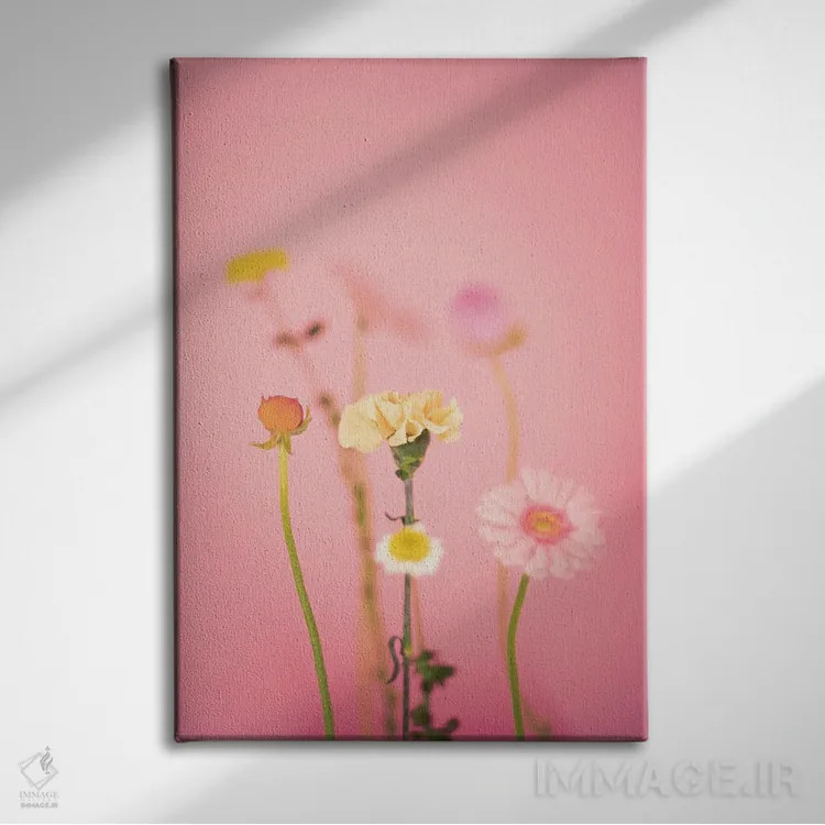 تابلو دکوراتیو حس وحال بهاری اثر پپینو د مار - نمای روبهرو روی دیوار