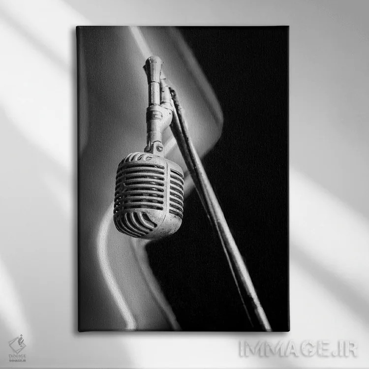 تابلو دکوراتیو آزمایش اثر آپریل رولند - نمای روبهرو روی دیوار