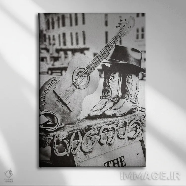 تابلو دکوراتیو زمان اجرا اثر آپریل رولند - نمای روبهرو روی دیوار