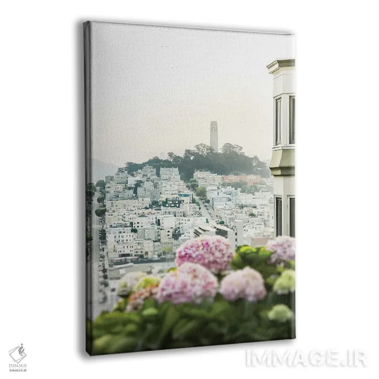 تابلو دکوراتیو نمایی رو به کویت اثر آپریل رولند - نمای پرسپکتیو محصول
