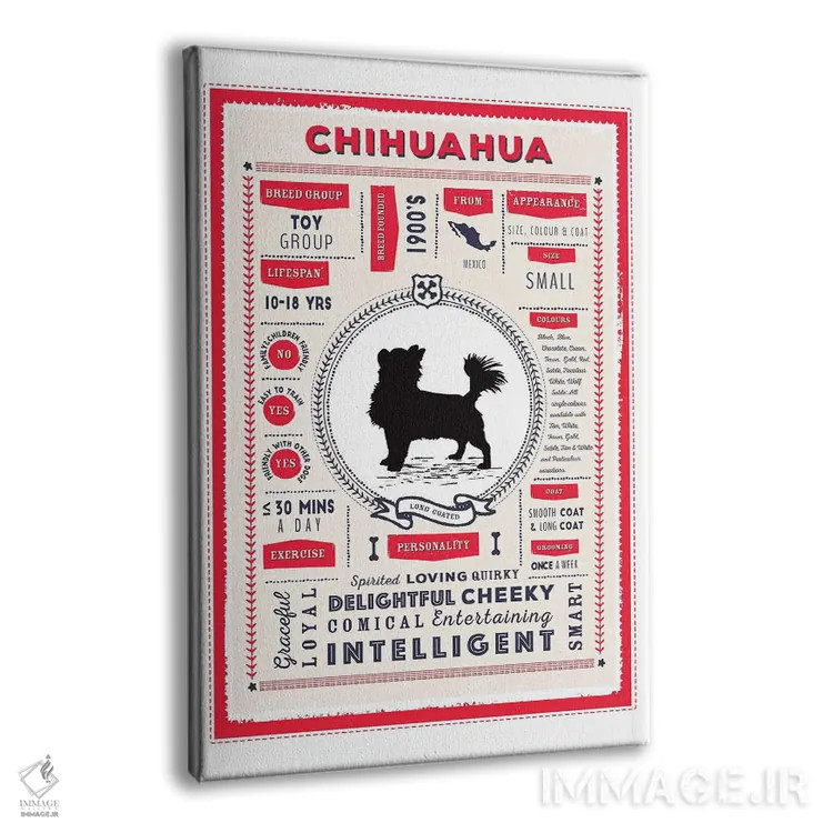 تابلو دکوراتیو چی واوا اثر پیپر پینت پیکسلز - نمای پرسپکتیو محصول