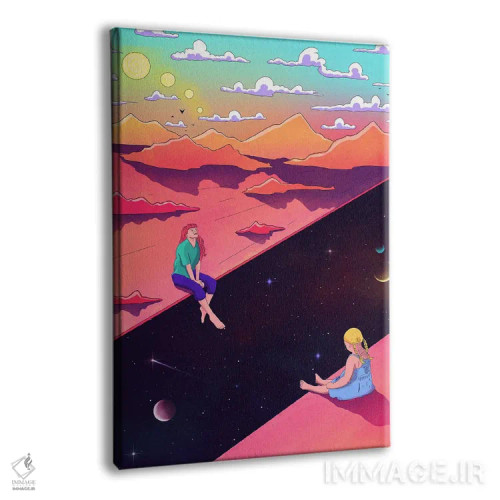 تابلو دکوراتیو لبه اثر پاتریک کوئرک - نمای پرسپکتیو محصول