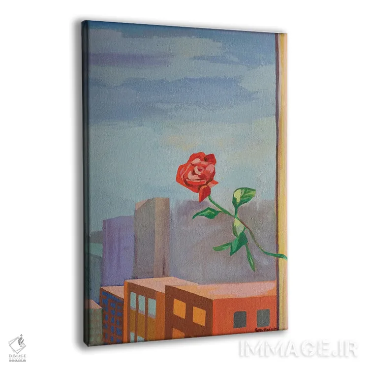 تابلو دکوراتیو رویای رز اثر پتی راجرز - نمای پرسپکتیو محصول