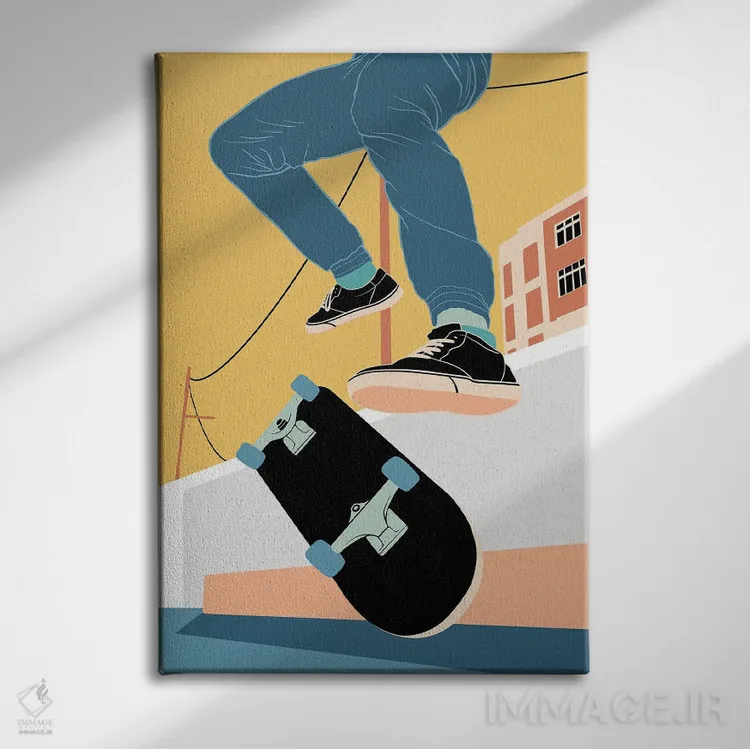 تابلو دکوراتیو رویای حقه فلیپ اثر مارکوس پرایم - نمای روبهرو روی دیوار