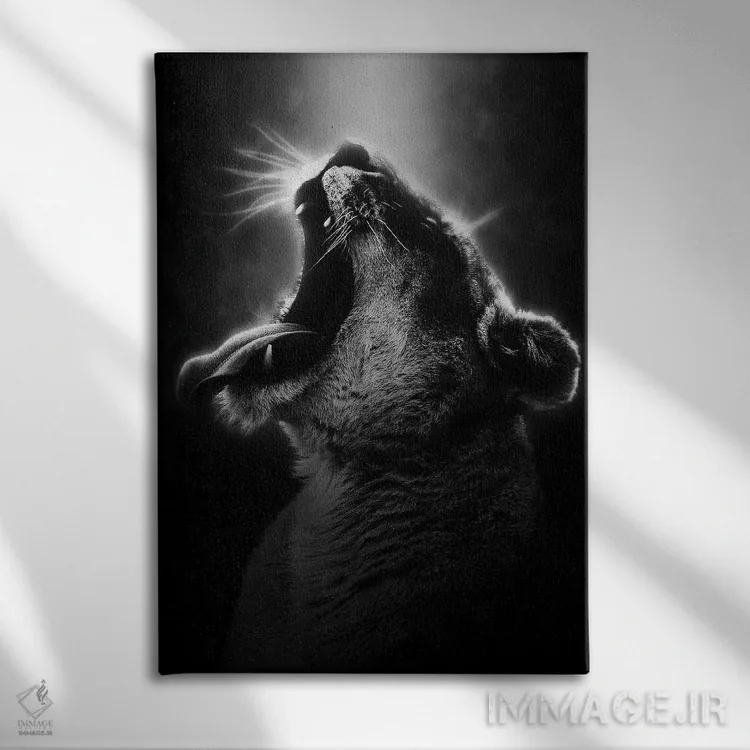 تابلو دکوراتیو تاب آوری قدرتمند شماره ۳ اثر مارکوس پرایم - نمای روبهرو روی دیوار
