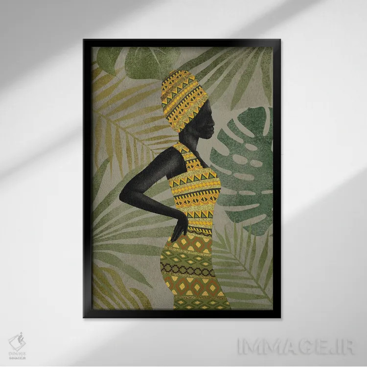 تابلو دکوراتیو خواهر شجاع یک اثر مارکوس پرایم - نمای قابدار مشکی