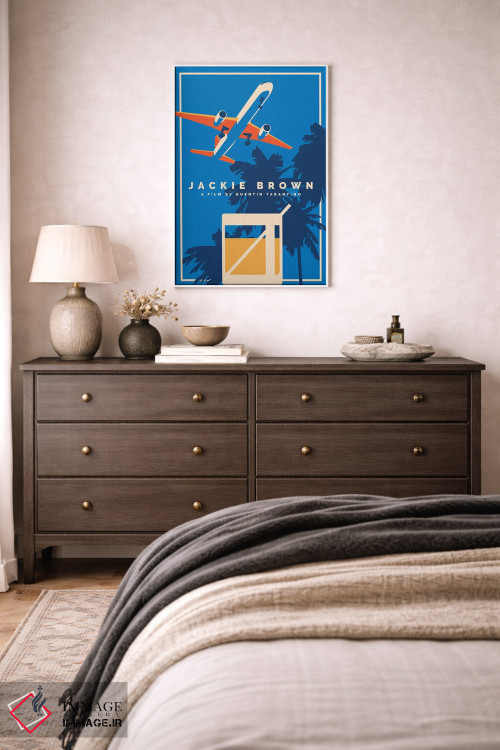 تابلو مینیمال پوستر جایگزین جکی براون اثر پوپیت - D2W