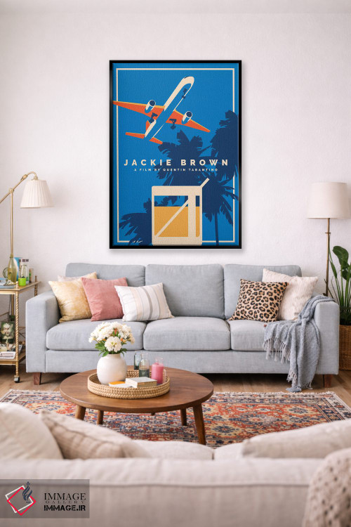 تابلو مینیمال پوستر جایگزین جکی براون اثر پوپیت - D1B