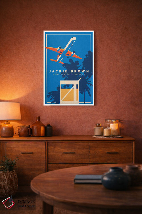 تابلو مینیمال پوستر جایگزین جکی براون اثر پوپیت - D3W