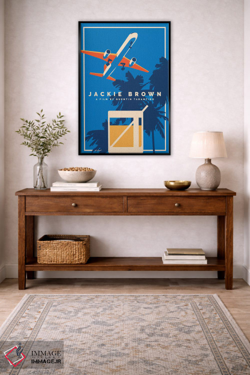 تابلو مینیمال پوستر جایگزین جکی براون اثر پوپیت - D4B