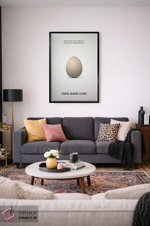 تابلو مینیمال پوستر مینی مالیستی کول هند لوک اثر پوپیت - D3B