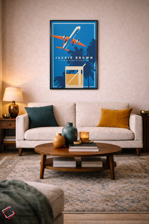 تابلو مینیمال پوستر جایگزین جکی براون اثر پوپیت - D5B