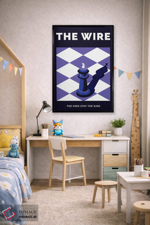 تابلو مینیمال پوستر جایگزین سریال وایر اثر پوپیت - D1B