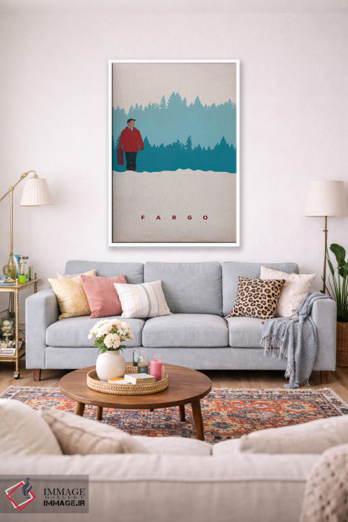تابلو مینیمال پوستر مینی مالیستی فارگو اثر پوپیت - D1W