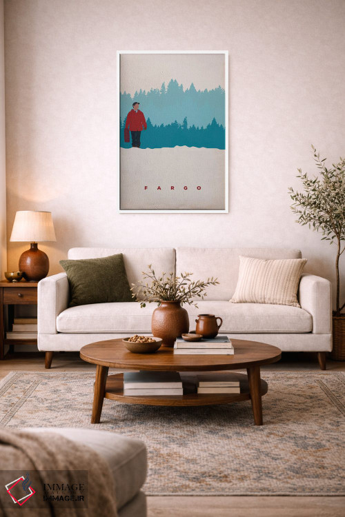 تابلو مینیمال پوستر مینی مالیستی فارگو اثر پوپیت - D2W