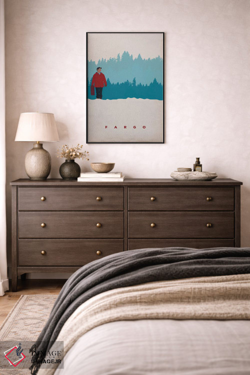 تابلو مینیمال پوستر مینی مالیستی فارگو اثر پوپیت - D3B