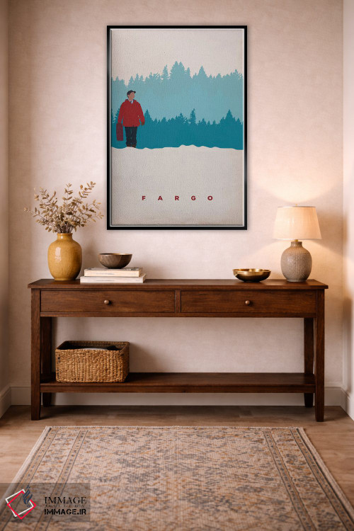 تابلو مینیمال پوستر مینی مالیستی فارگو اثر پوپیت - D4B