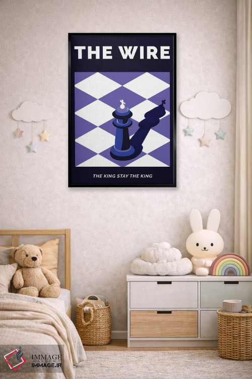 تابلو مینیمال پوستر جایگزین سریال وایر اثر پوپیت - D5B