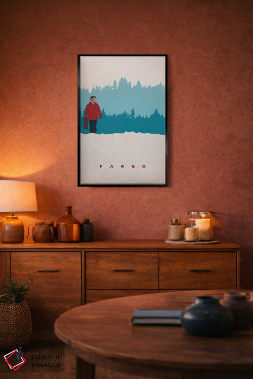 تابلو مینیمال پوستر مینی مالیستی فارگو اثر پوپیت - D5B