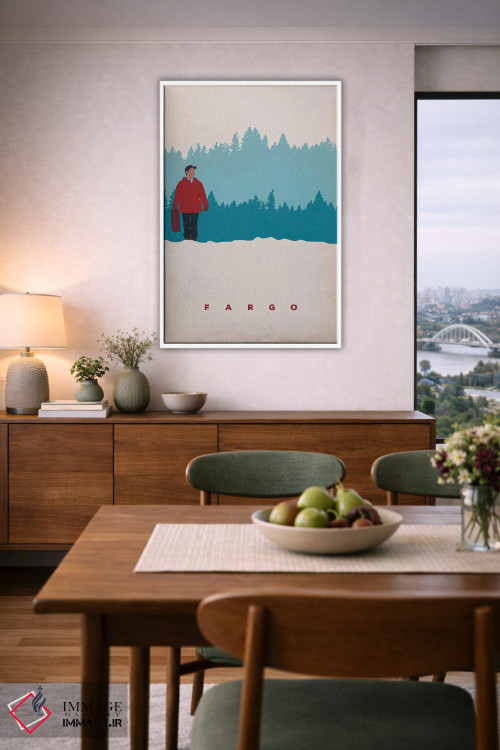 تابلو مینیمال پوستر مینی مالیستی فارگو اثر پوپیت - D6W