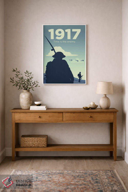 تابلو مینیمال پوستر جایگزین ۱۹۱۷ اثر پوپیت - D1W