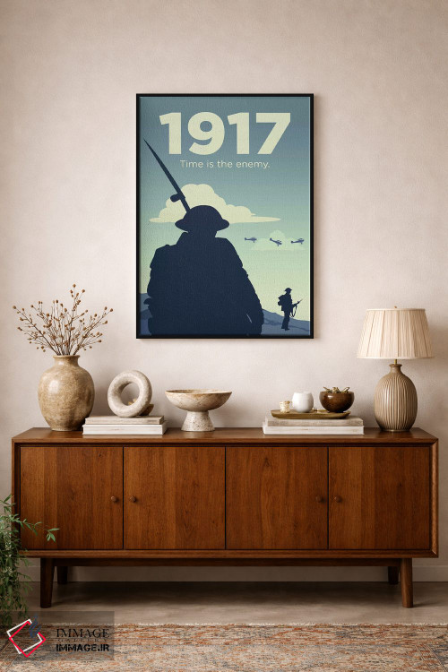 تابلو مینیمال پوستر جایگزین ۱۹۱۷ اثر پوپیت - D2B
