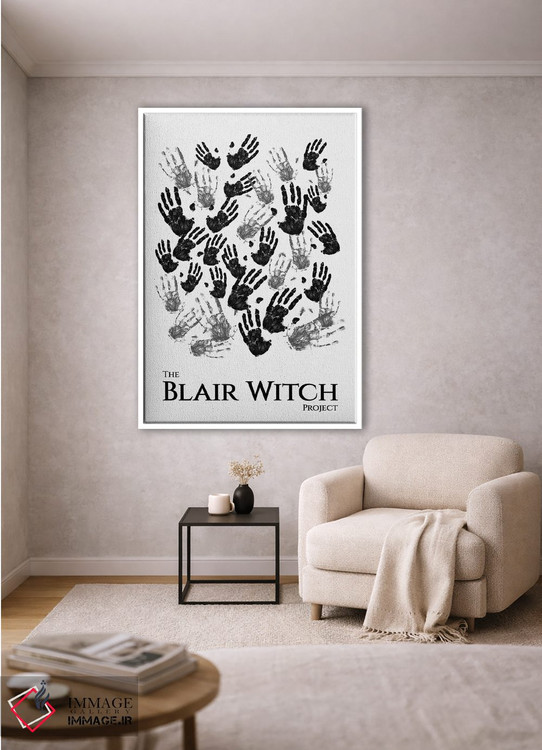 تابلو مینیمال پوستر مینی مالیستی پروژه جادوگر بلر اثر پوپیت - D1W