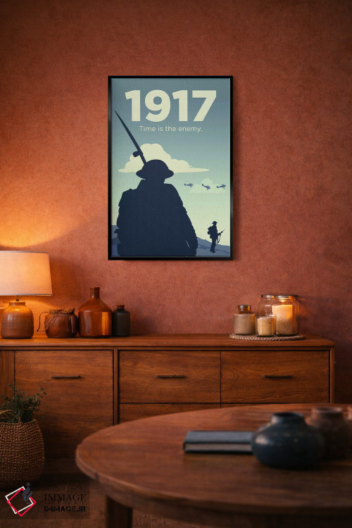 تابلو مینیمال پوستر جایگزین ۱۹۱۷ اثر پوپیت - D5B