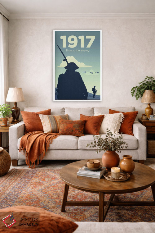 تابلو مینیمال پوستر جایگزین ۱۹۱۷ اثر پوپیت - D3W