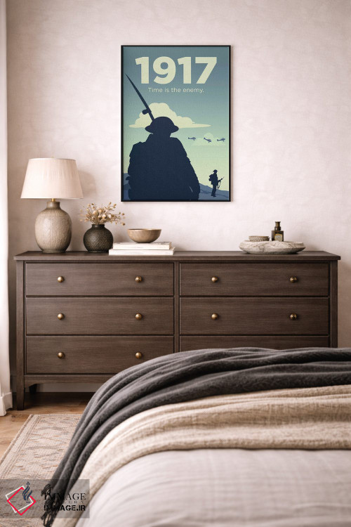 تابلو مینیمال پوستر جایگزین ۱۹۱۷ اثر پوپیت - D4B