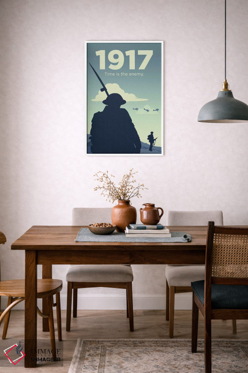 تابلو مینیمال پوستر جایگزین ۱۹۱۷ اثر پوپیت - D6W