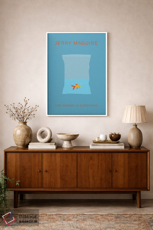 تابلو مینیمال پوستر مینی مالیستی جری مگوایر اثر پوپیت - D1W