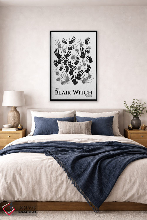 تابلو مینیمال پوستر مینی مالیستی پروژه جادوگر بلر اثر پوپیت - D6B