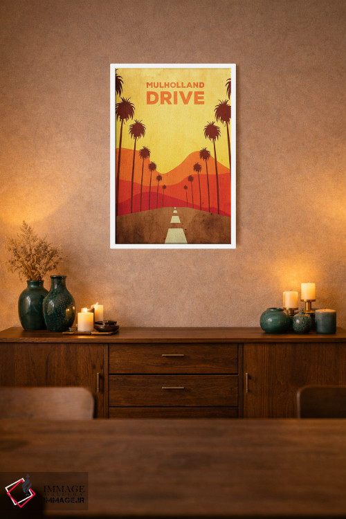 تابلو مینیمال پوستر جایگزین جاده مال هالند اثر پوپیت - D1W