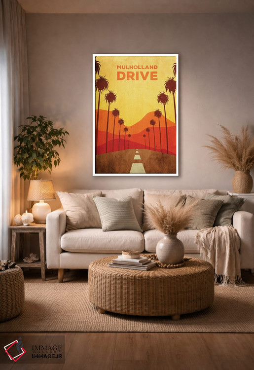 تابلو مینیمال پوستر جایگزین جاده مال هالند اثر پوپیت - D4W