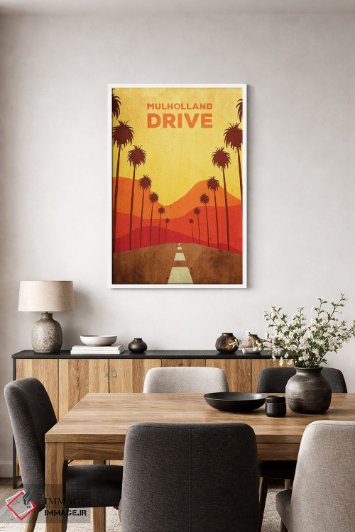 تابلو مینیمال پوستر جایگزین جاده مال هالند اثر پوپیت - D3W