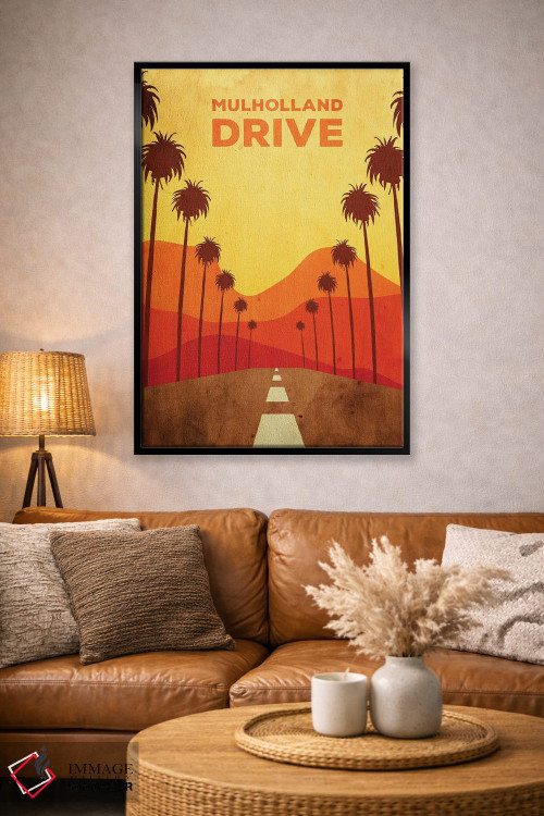 تابلو مینیمال پوستر جایگزین جاده مال هالند اثر پوپیت - D5B