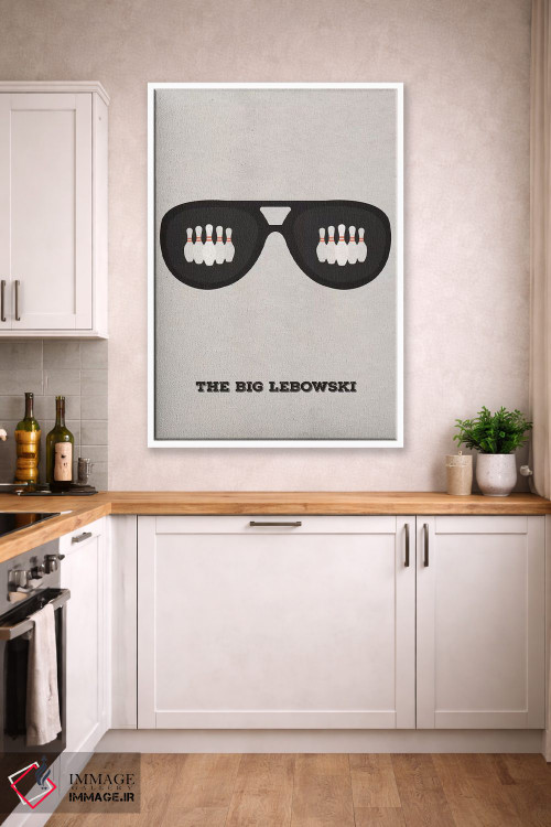 تابلو مینیمال پوستر مینی مالیستی بیگ لبوسکی ۲ اثر پوپیت - D3W