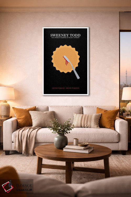 تابلو مینیمال پوستر مینی مالیستی سوئینی تاد اثر پوپیت - D1W