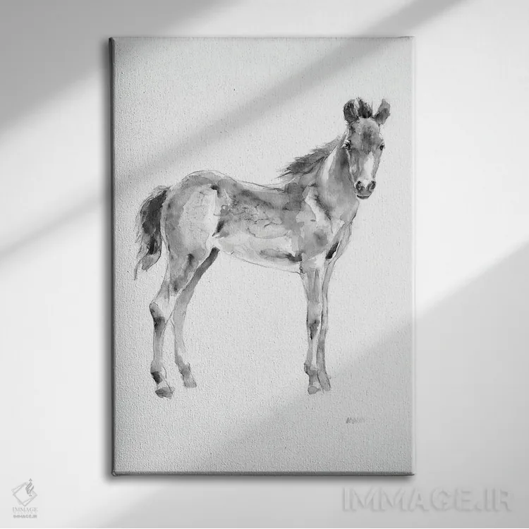 تابلو مدرن در مزرعه ۱ اثر پتی من - نمای روبهرو روی دیوار