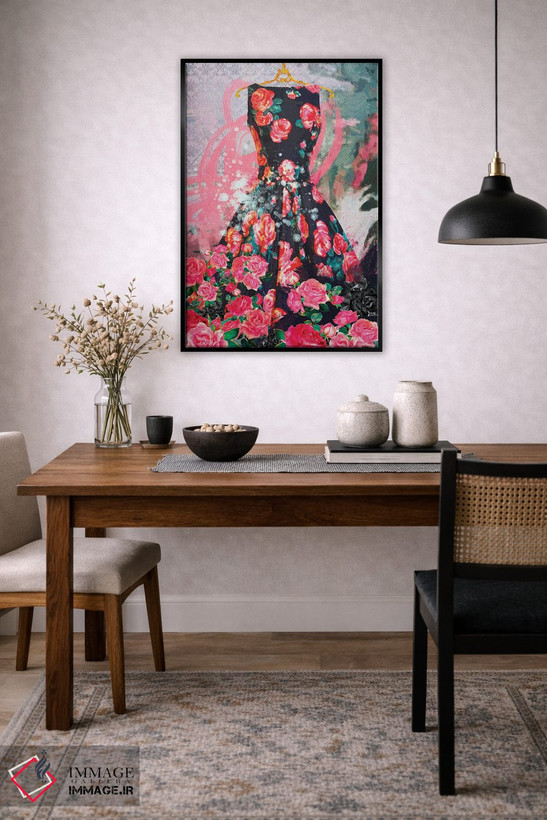 تابلو دکوراتیو رز تیفانی اثر پورتر هیستینگز - D5B