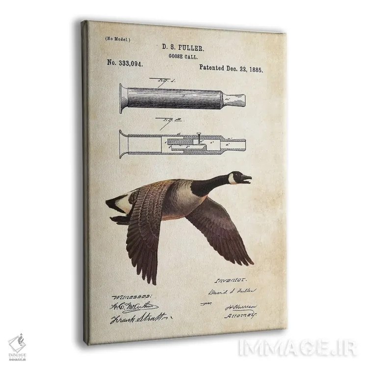 تابلو دکوراتیو صداساز جذب غاز اثر پتنت ۷۷ - نمای پرسپکتیو محصول