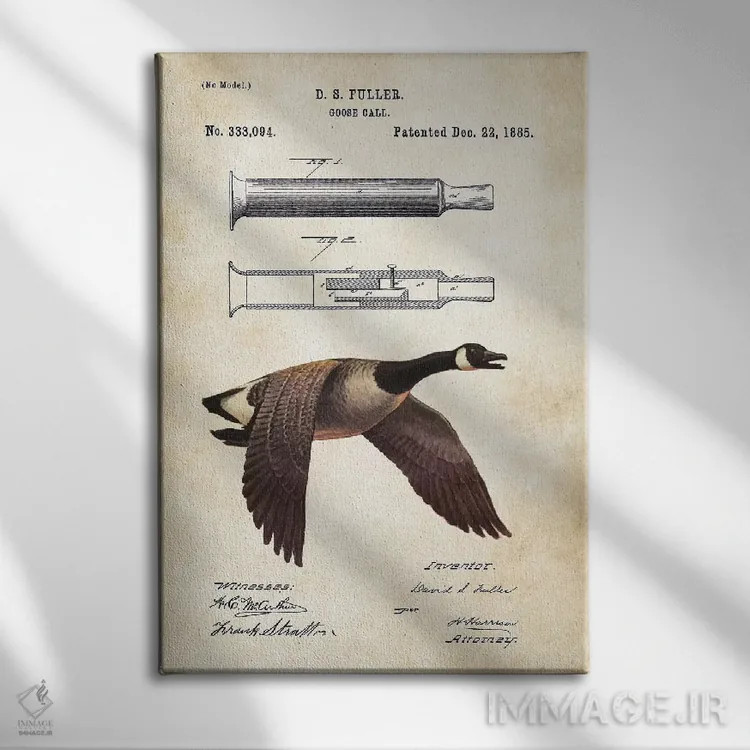 تابلو دکوراتیو صداساز جذب غاز اثر پتنت ۷۷ - نمای روبهرو روی دیوار