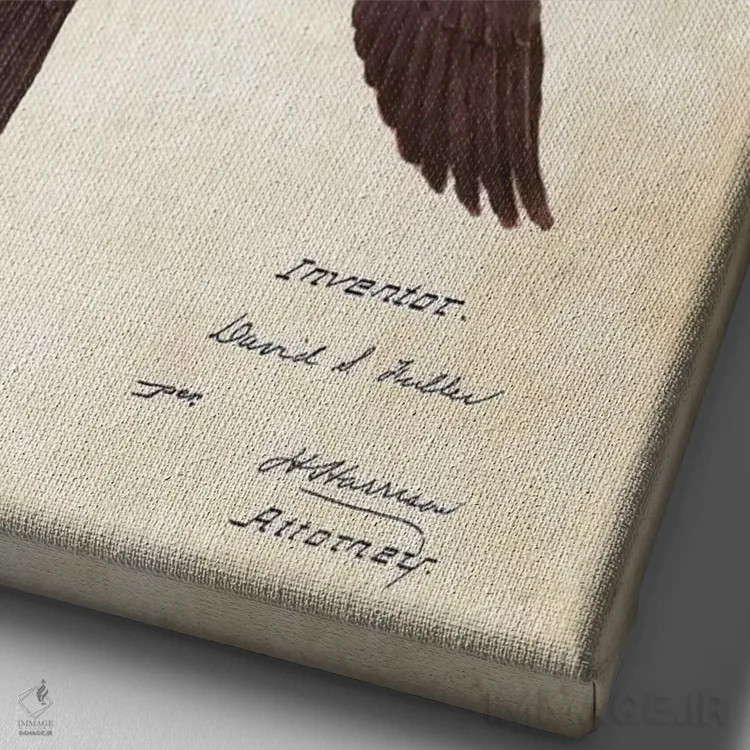 تابلو دکوراتیو صداساز جذب غاز اثر پتنت ۷۷ - نمای نزدیک بافت بوم