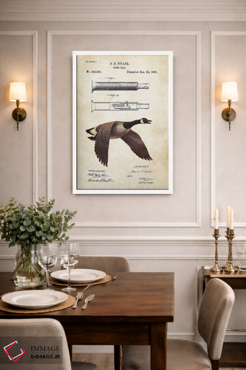 تابلو دکوراتیو صداساز جذب غاز اثر پتنت ۷۷ - D1W