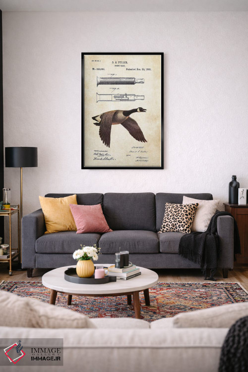 تابلو دکوراتیو صداساز جذب غاز اثر پتنت ۷۷ - D4B