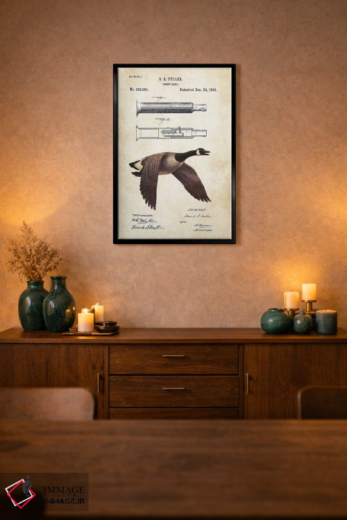 تابلو دکوراتیو صداساز جذب غاز اثر پتنت ۷۷ - D3B